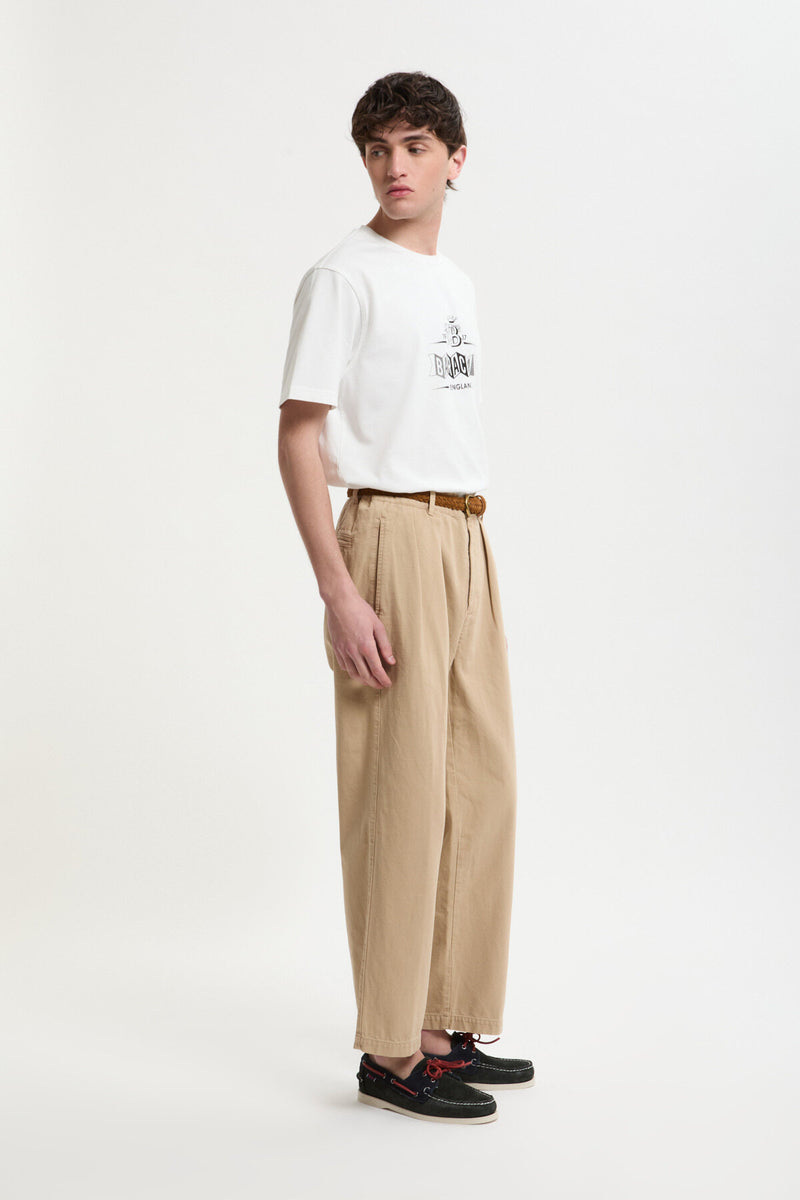 Pantaloni in Canvas Tinto Capo