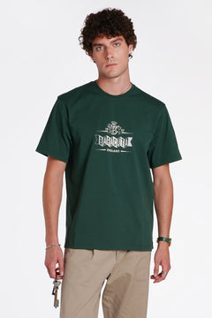 T-shirt con logo sbiadito