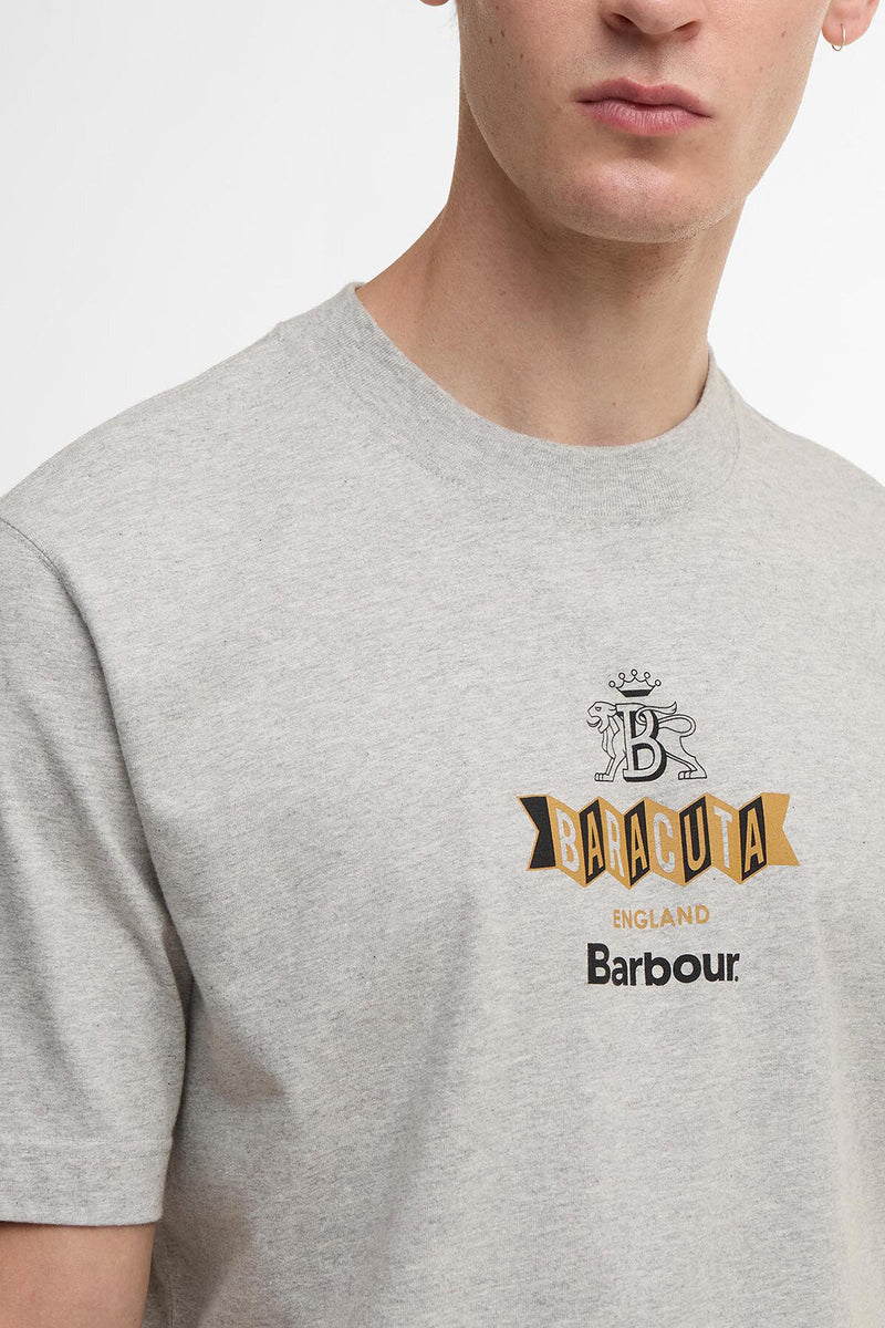 BARBOUR X BARACUTA VYNIL TEE