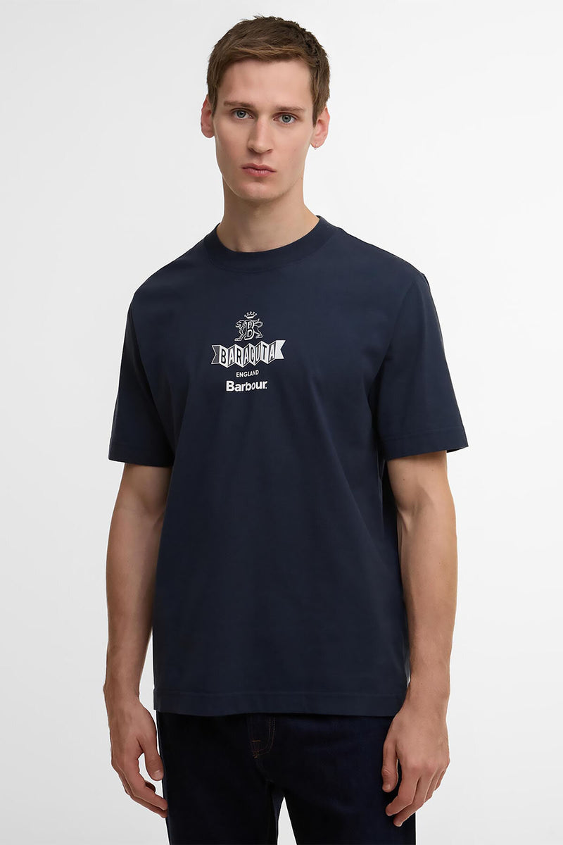 BARBOUR X BARACUTA VYNIL TEE