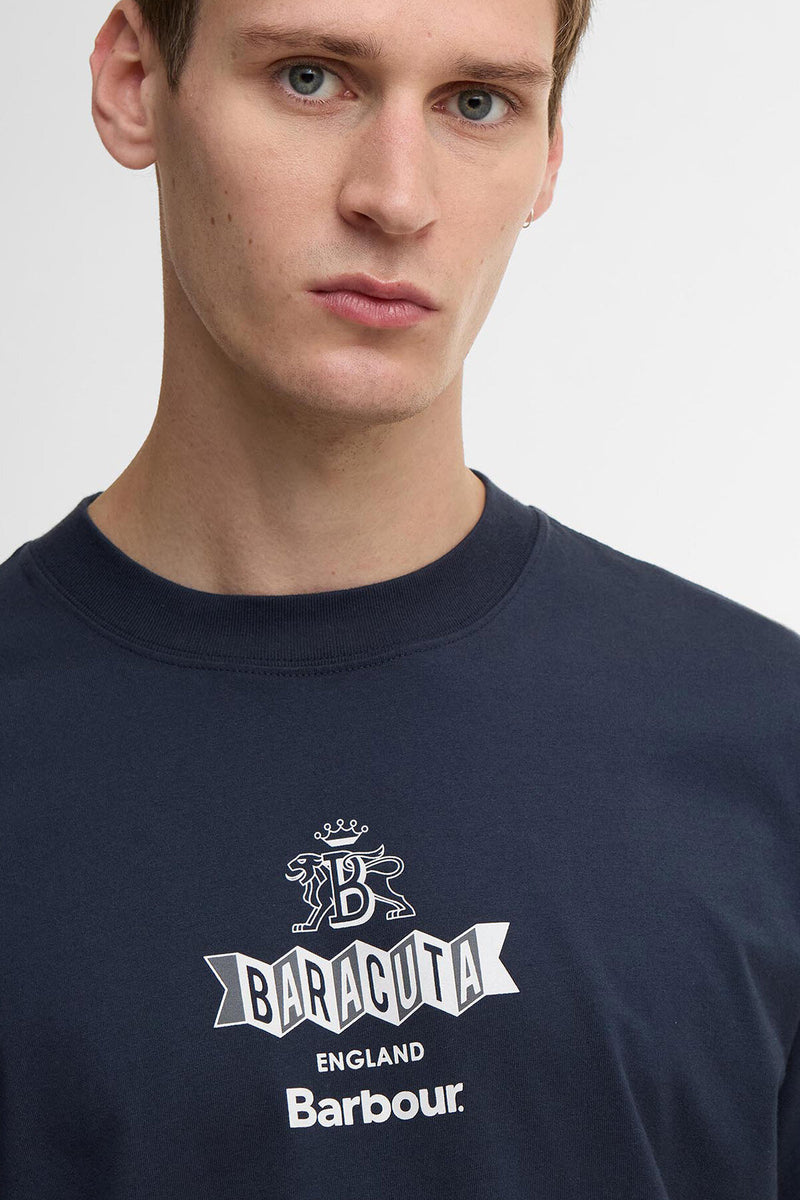 BARBOUR X BARACUTA VYNIL TEE