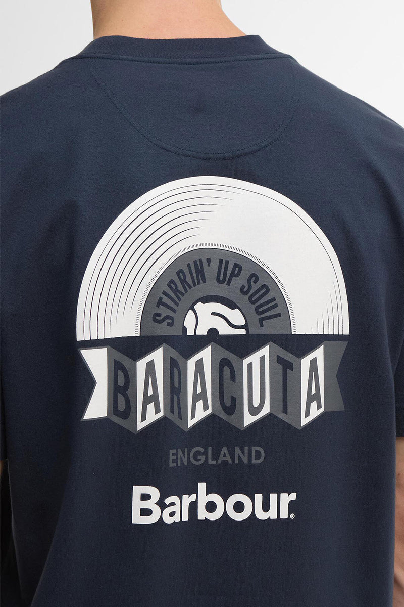 BARBOUR X BARACUTA VYNIL TEE