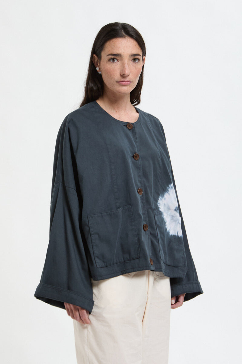 Giacca in Tela Tie-Dye Dune