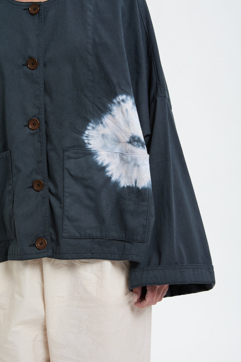 Giacca in Tela Tie-Dye Dune