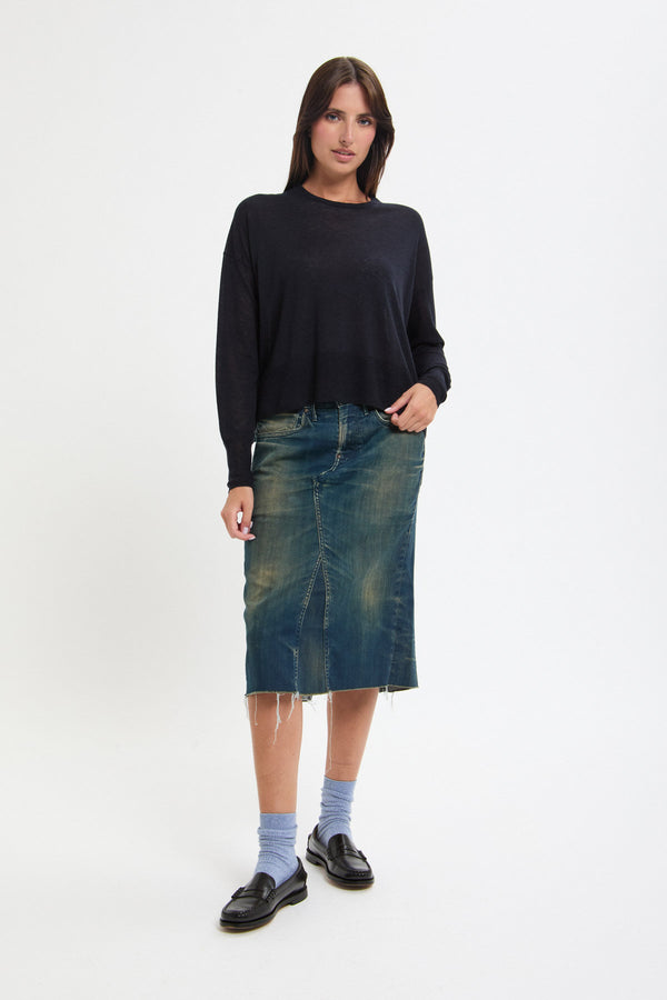 Maglione con collo rotondo