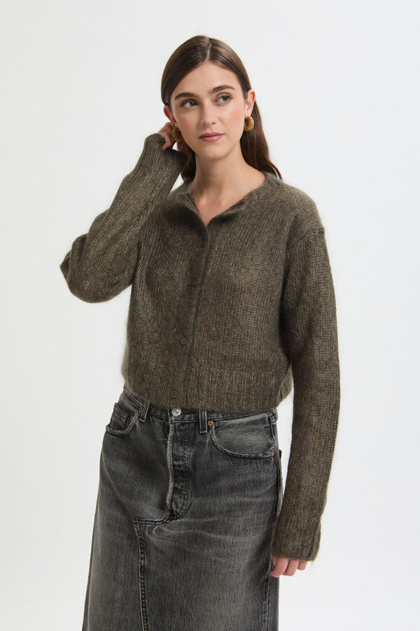 Round Longsleeve Cardigan