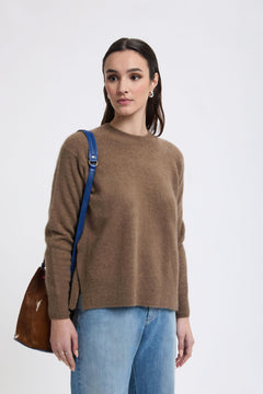 Maglione Hamilton con bottone laterale