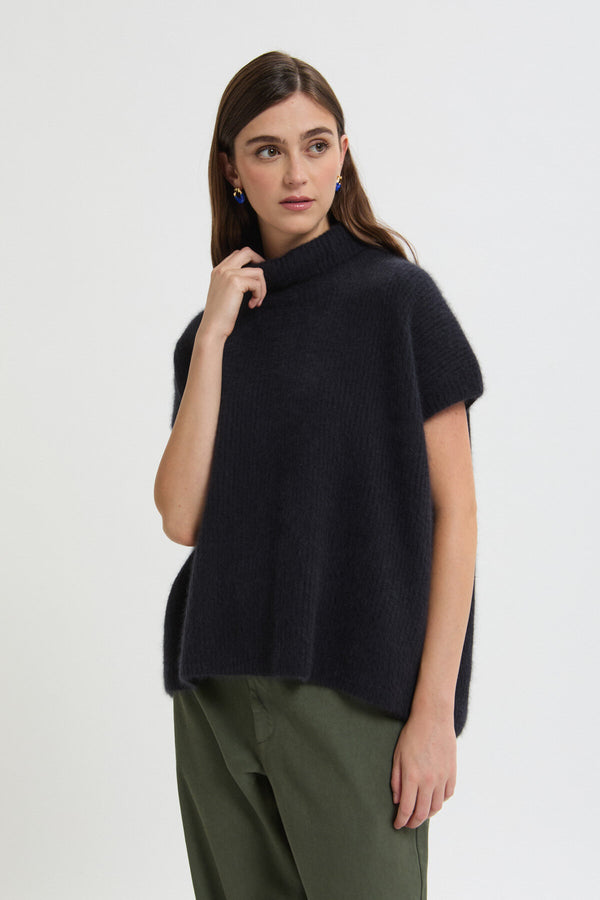 High Neck Vest