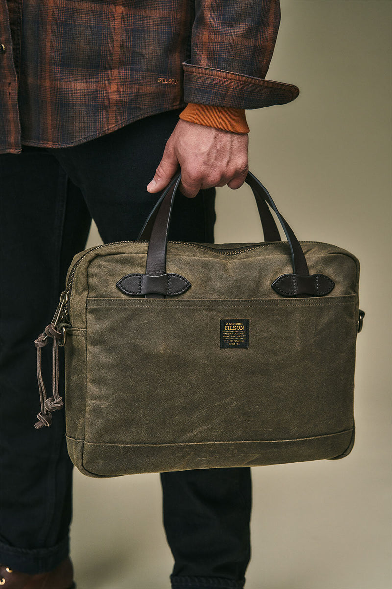 TIN CLOTH COMPACT BRIEFCASE