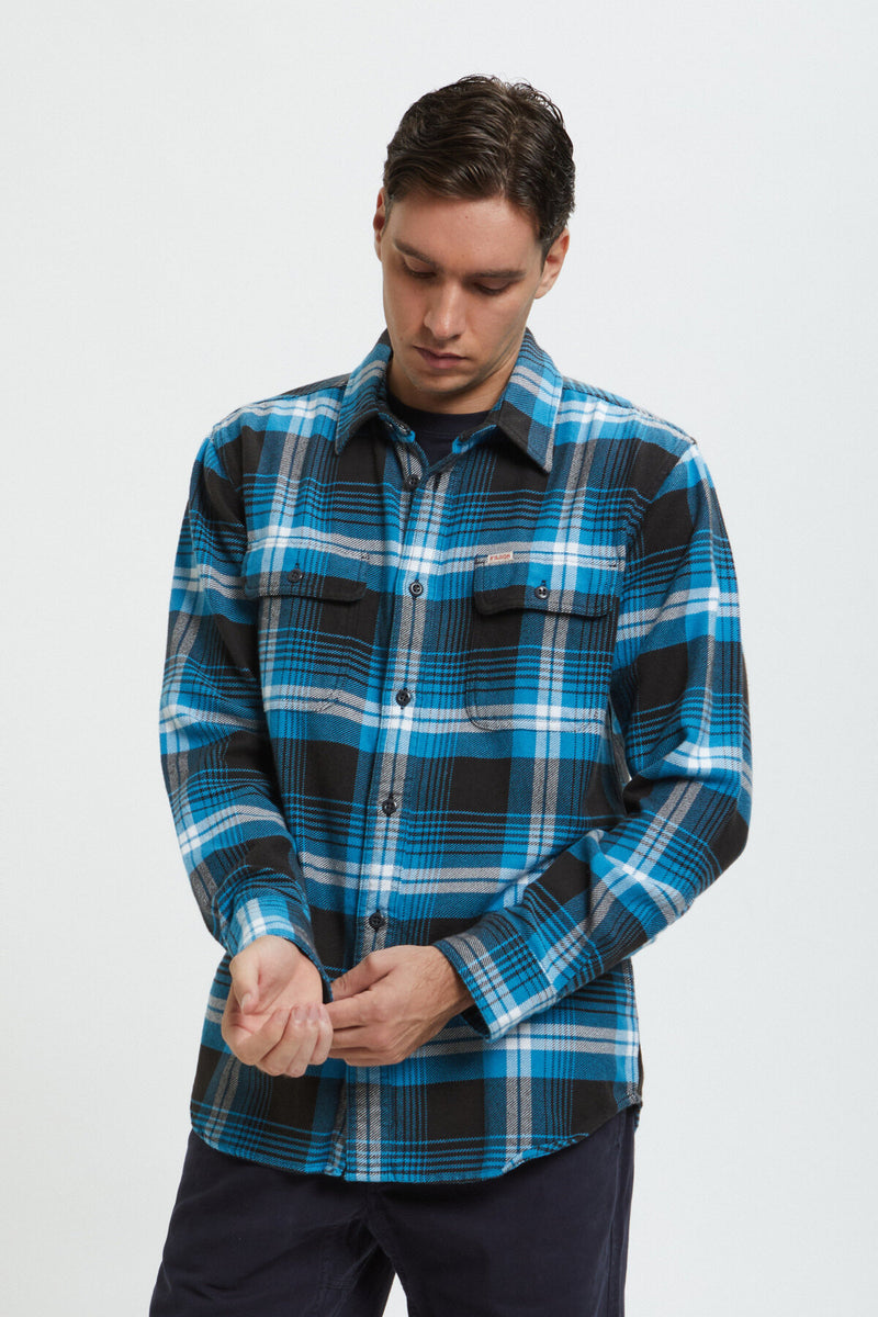 VINTAGE FLANNEL WORK SHIRT