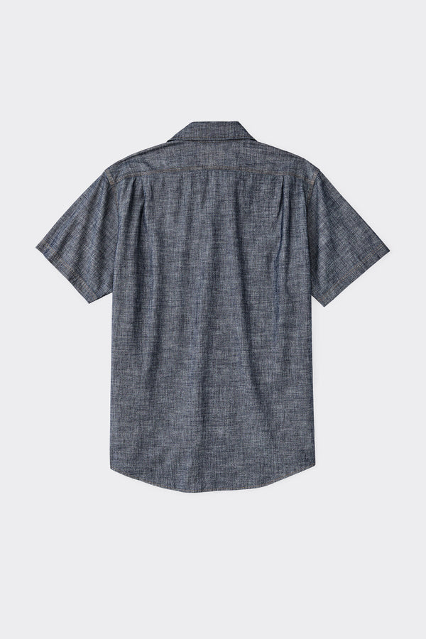 Short Sleeve Chambray Shirt