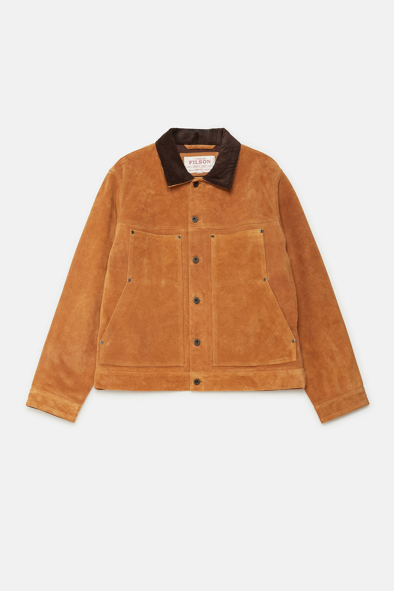 GIACCA CRUISER CORTA IN PELLE SCAMOSCIATA