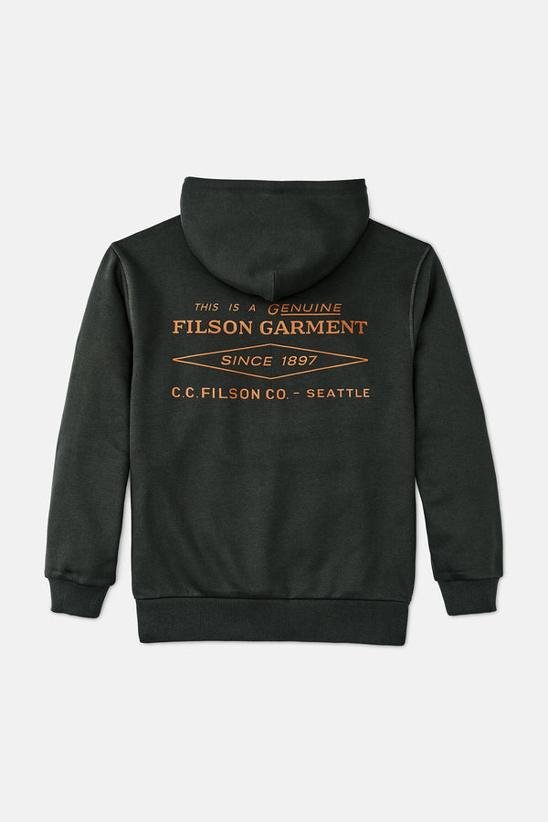 FELPA CON CAPPUCCIO PROSPECTOR GRAPHIC