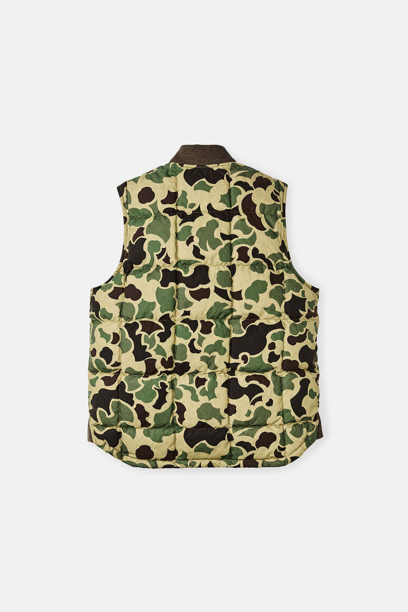 GILET CERATO IN PIUMA D’ANATRA