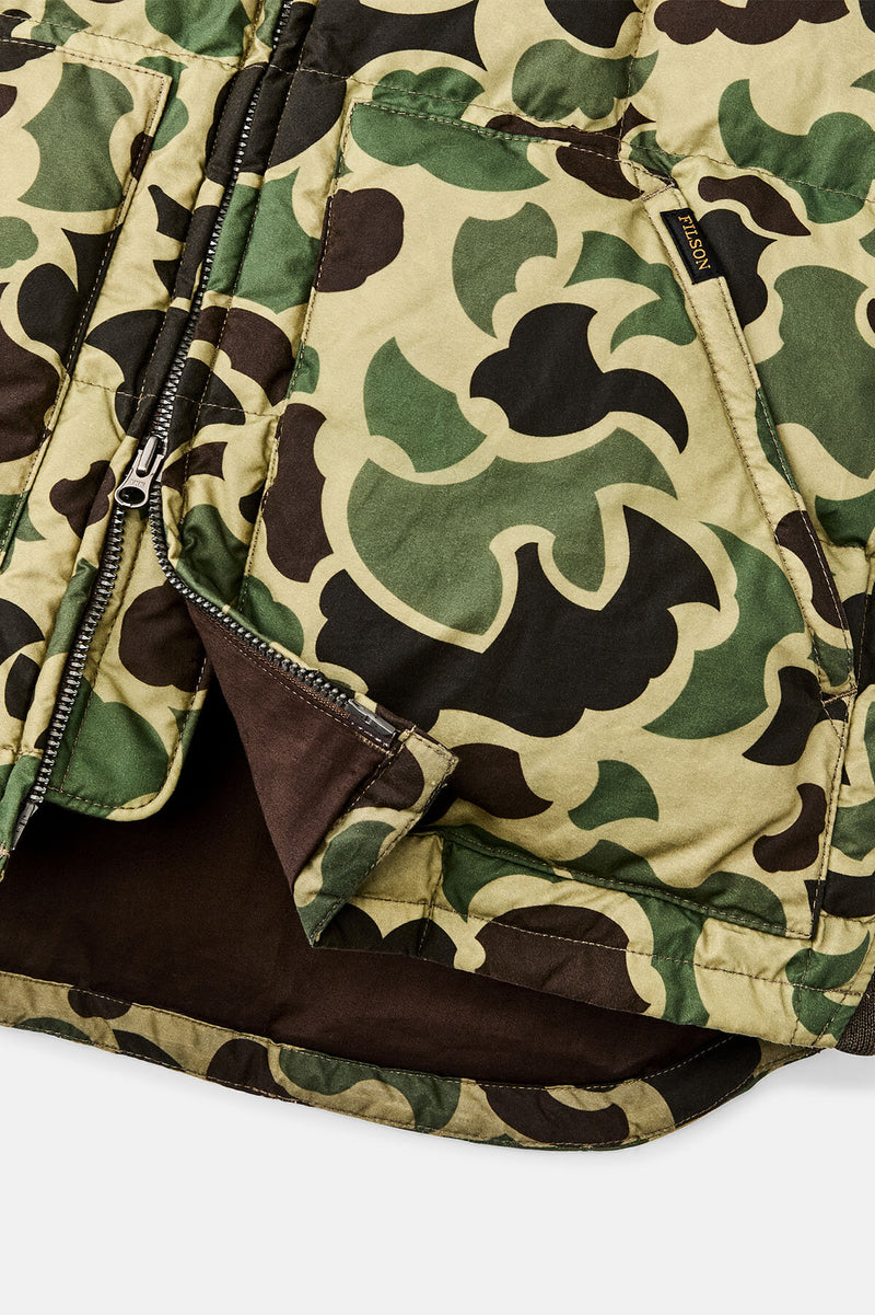 GILET CERATO IN PIUMA D’ANATRA