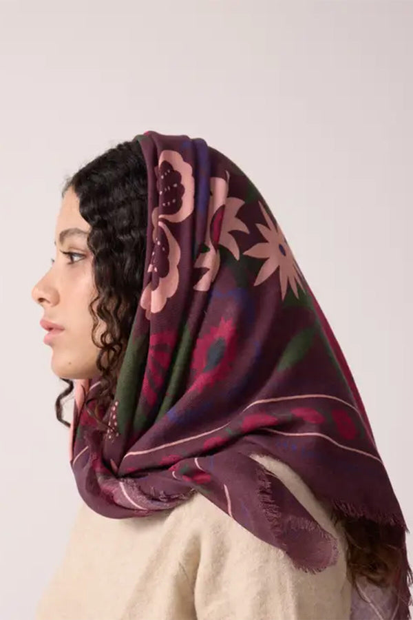 Foulard Winter Bloom