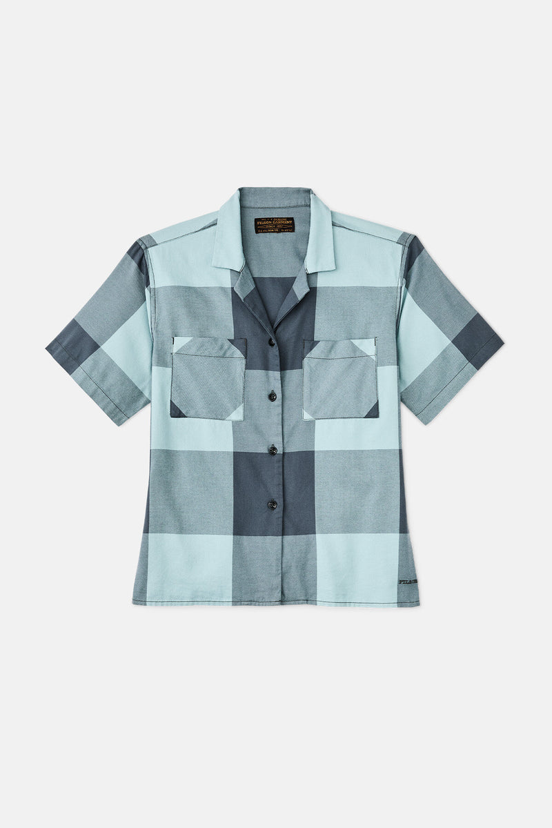 WOMEN’S SHORT SLEEVE TWILL CAMP SHIRT