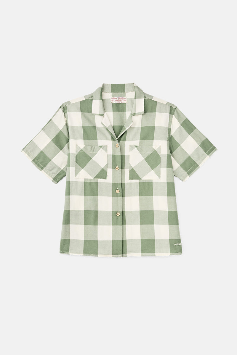 WOMEN’S SHORT SLEEVE TWILL CAMP SHIRT
