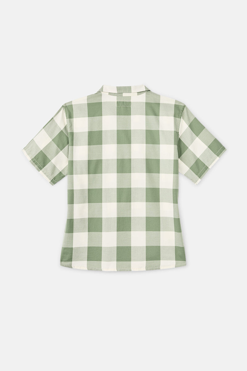 WOMEN’S SHORT SLEEVE TWILL CAMP SHIRT