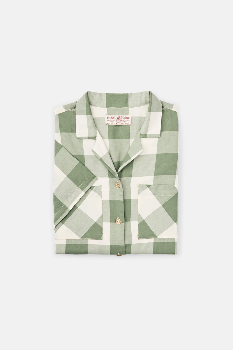 WOMEN’S SHORT SLEEVE TWILL CAMP SHIRT