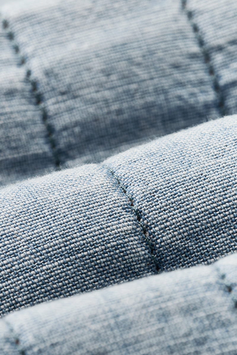 GIACCA TRAPUNTATA IN CHAMBRAY DA DONNA