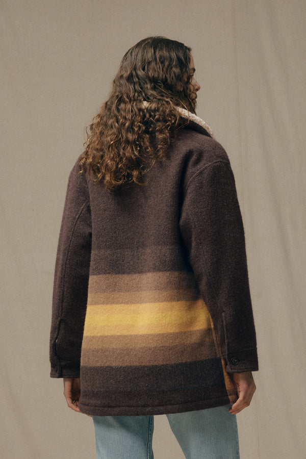 CAPPOTTO CON COLLETTO SCIALLATO KODIAK DA DONNA