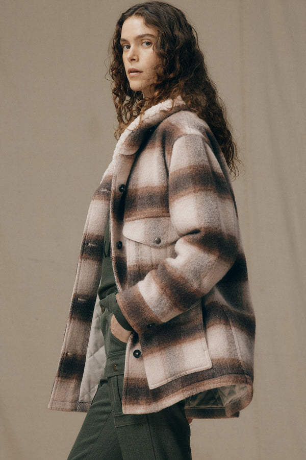 CAPPOTTO CON COLLETTO SCIALLATO KODIAK DA DONNA