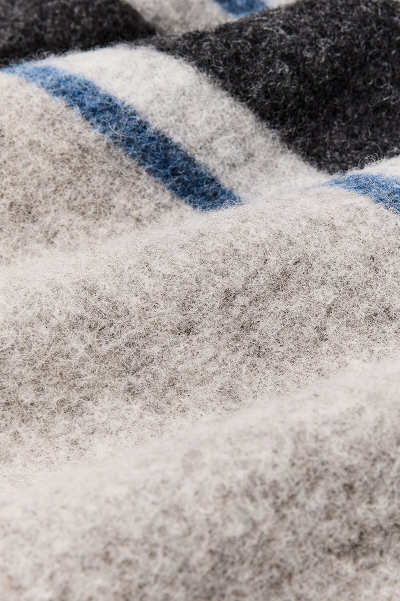 Overshirt in lana da donna