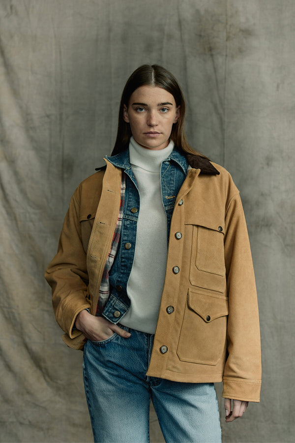 WOMEN’S SUEDE LEATHER CRUISER JACKET