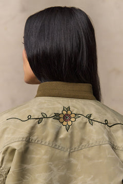 WOMEN'S WESTERN SATIN JACKET