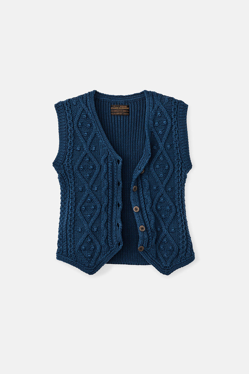 WOMEN'S JACQUARD COTTON VEST