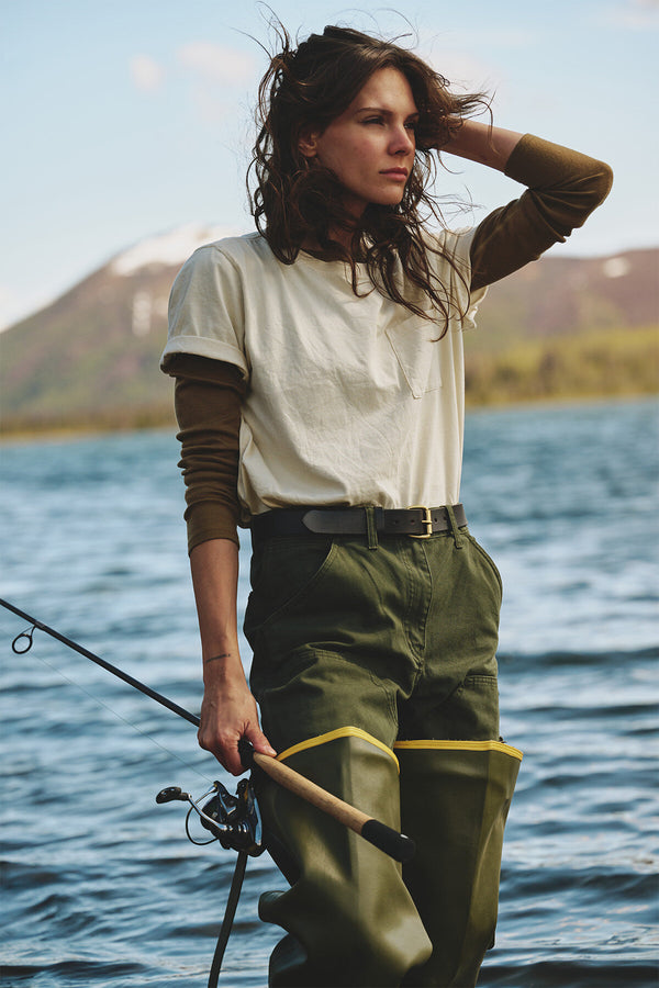 T-SHIRT CON TASCA A MANICA CORTA DA DONNA