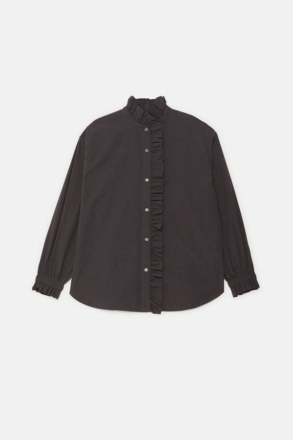 Ruffle Collar Shirt