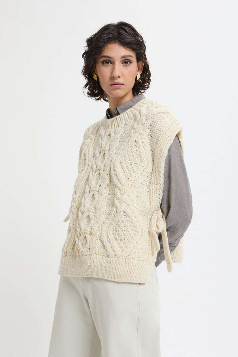 Peruvian Patterned Knit Vest