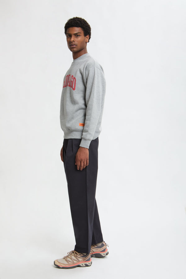 Pantaloni in twill a vestibilità rilassata