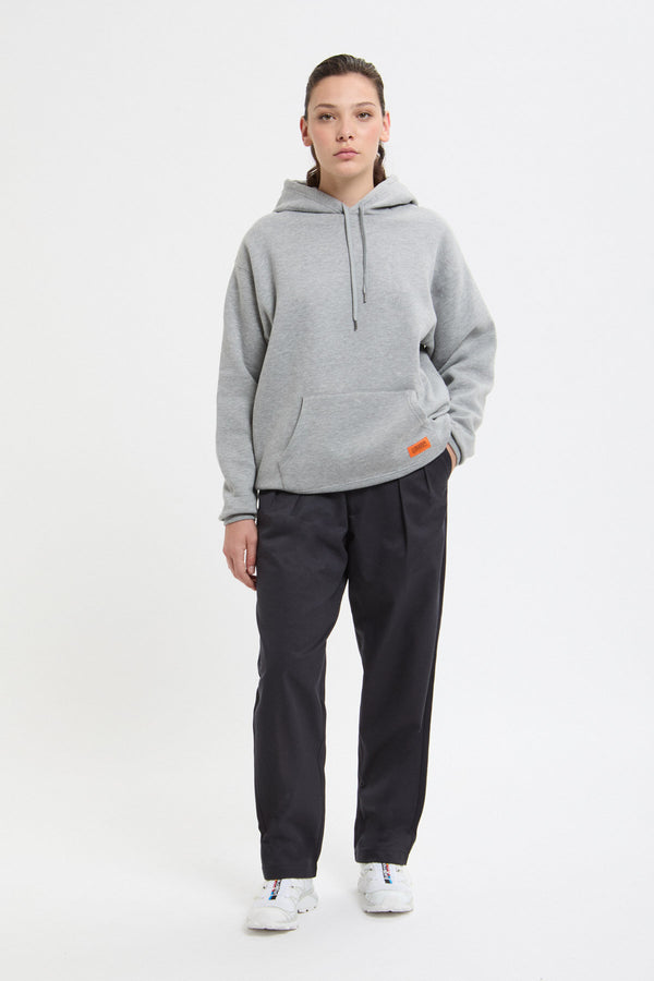 Pantaloni in twill a vestibilità rilassata
