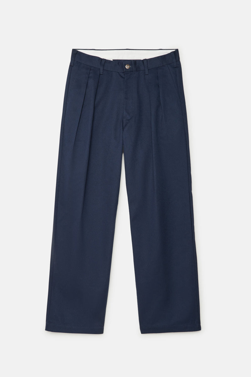 Pantaloni in twill a vestibilità rilassata