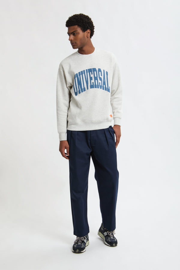 Pantaloni in twill a vestibilità rilassata