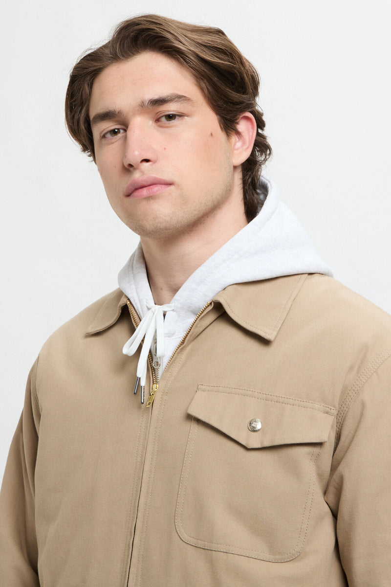 Cotton Liner Zip Jacket