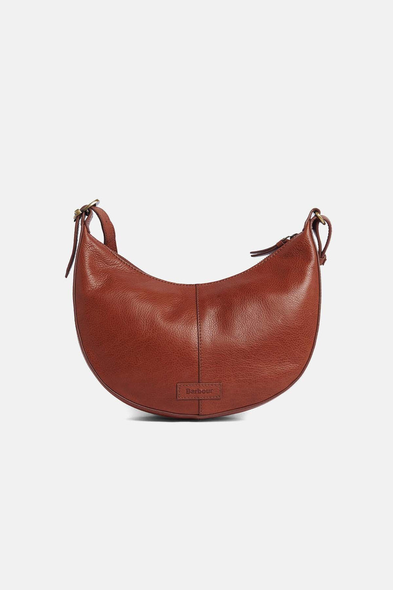 Laire Leather Half-Moon Bag