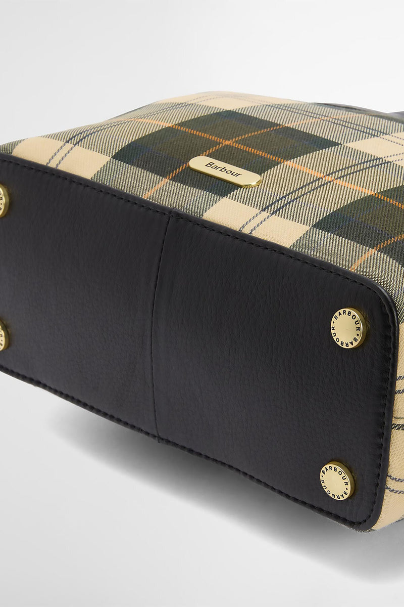 Borsa tote in tartan Birch Barbour