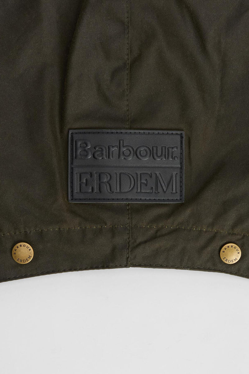 Barbour x ERDEM Datura Waxed Hood