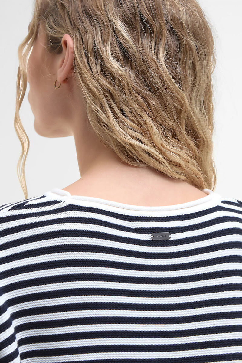 Maglione girocollo Marine con motivo a righe