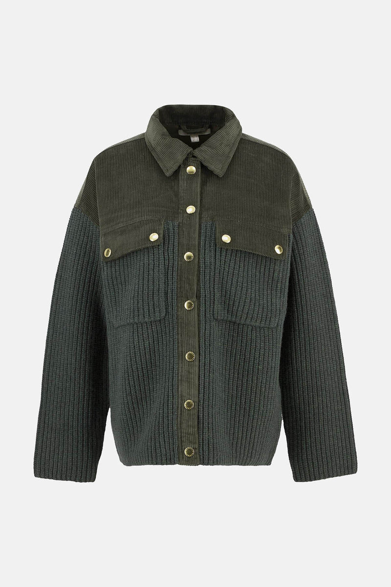 Overshirt lavorata Maxine