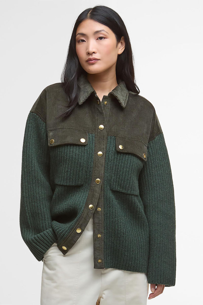 Overshirt lavorata Maxine