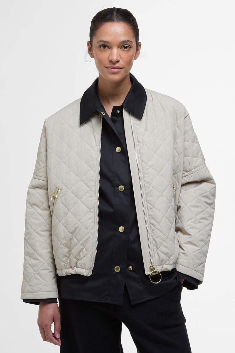 Emlyn Quilted Bomber Jacket