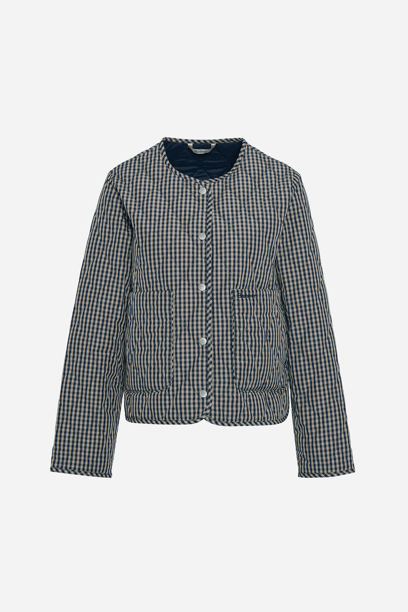 Check Monroe Quilted Jacket