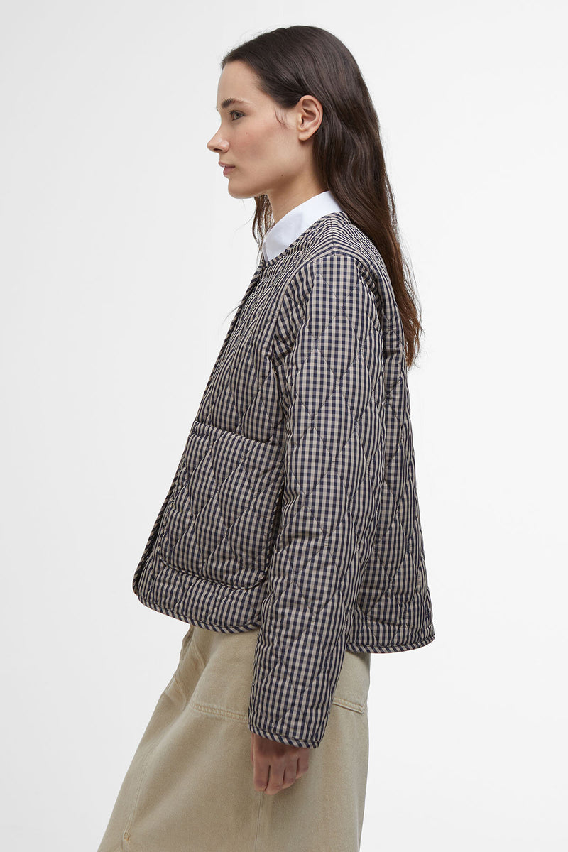 Check Monroe Quilted Jacket