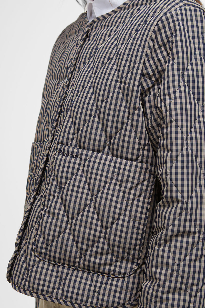 Check Monroe Quilted Jacket