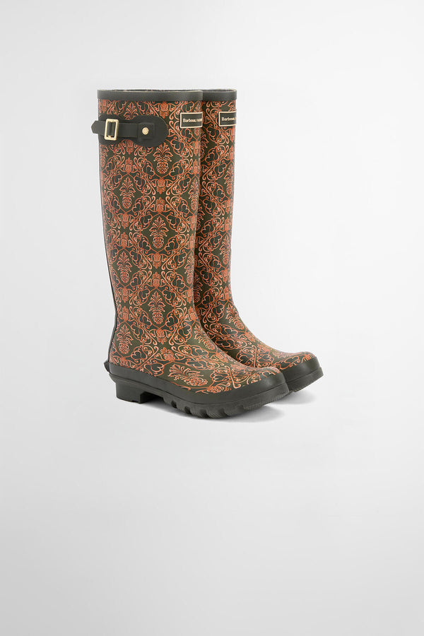 Stivali in gomma Cami Barbour x FARM Rio